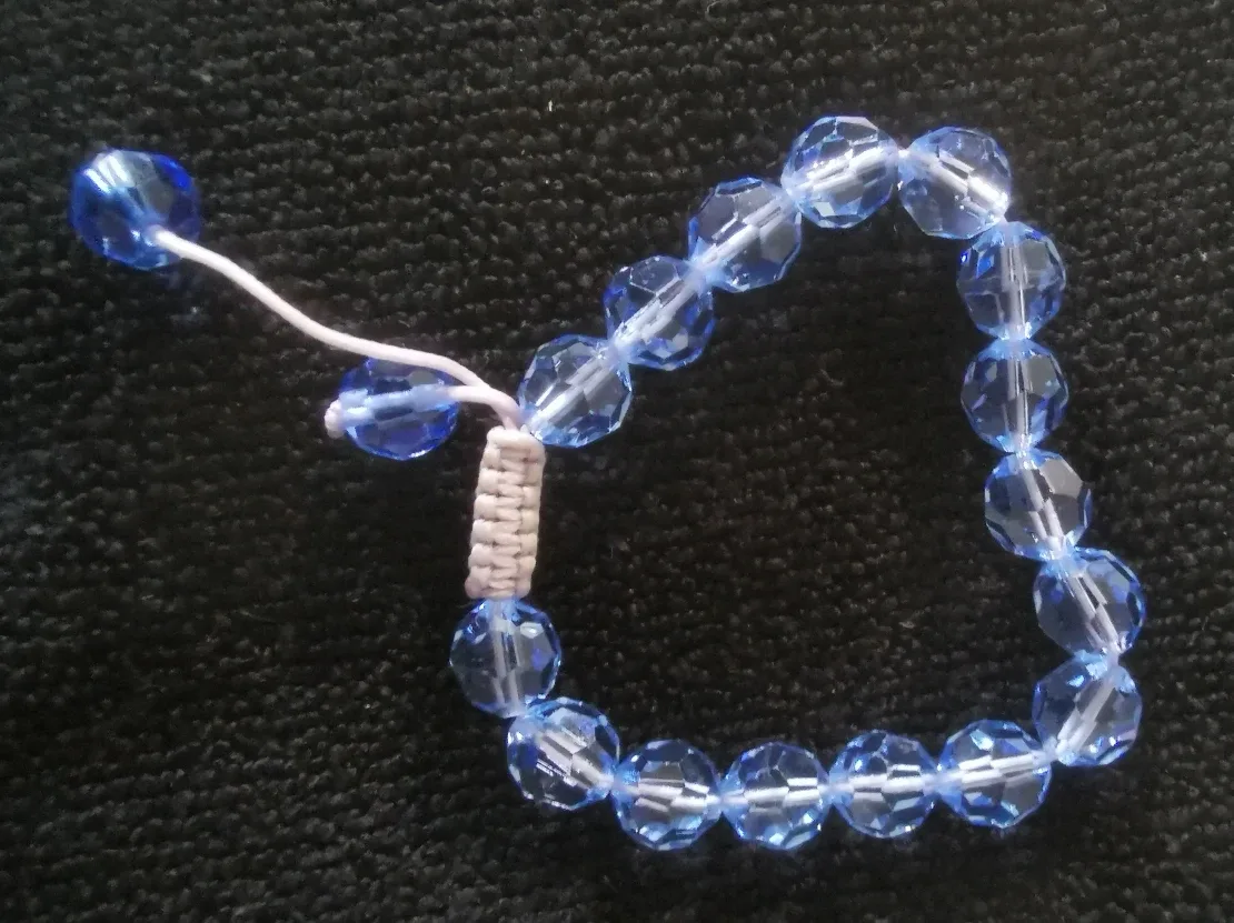 Blue Beaded Bracelet thumbnail