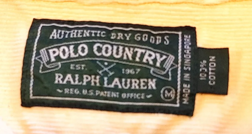 Vintage Polo Country Ralph Lauren Corduroy Shirt image indicator(6)