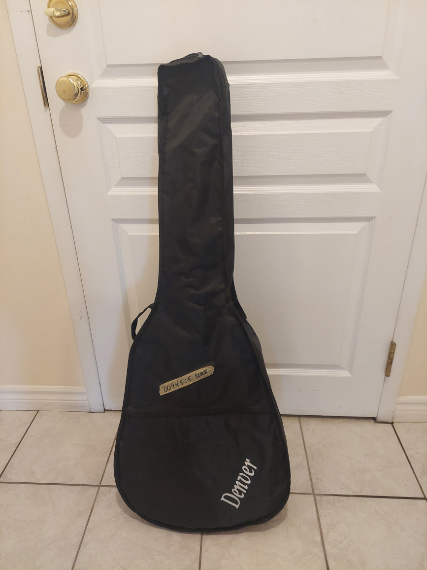 Denver Acoustic Electric Guitar - Black - photo 2