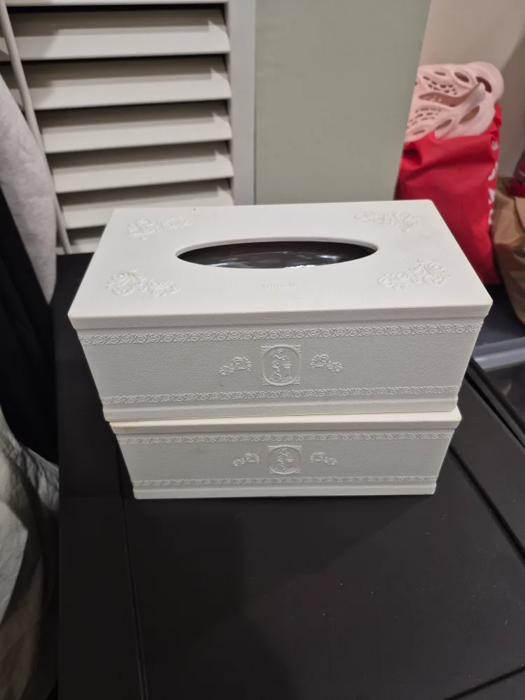 Miniso Tissue Box Cover - White thumbnail