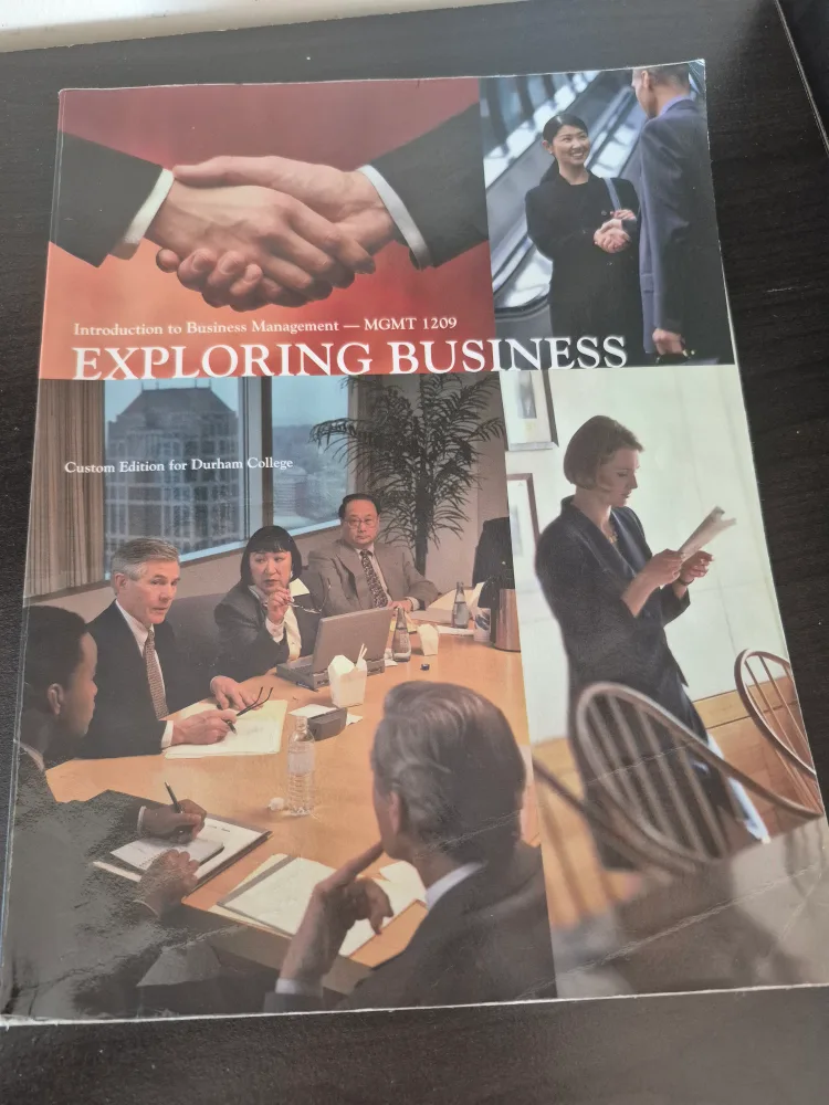 Exploring Business - Custom Edition for Durham College thumbnail