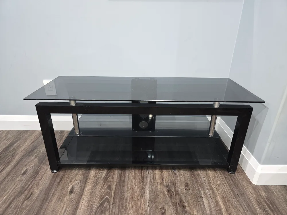 Black Glass TV Stand thumbnail