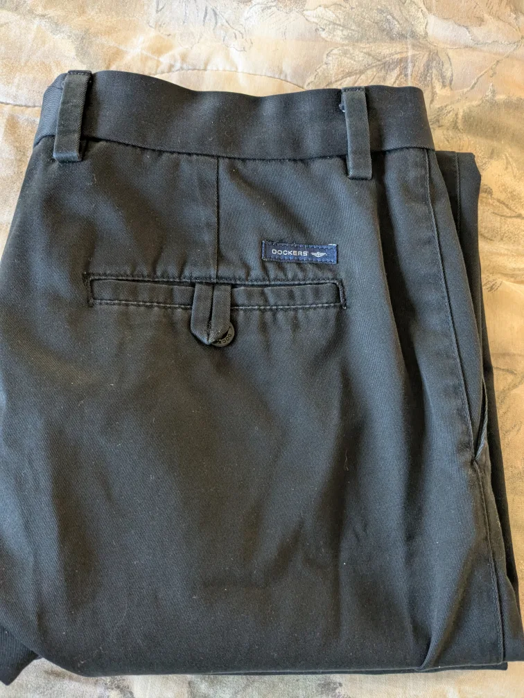 Dockers Straight Fit Pants - Black #cleanout image indicator(3)