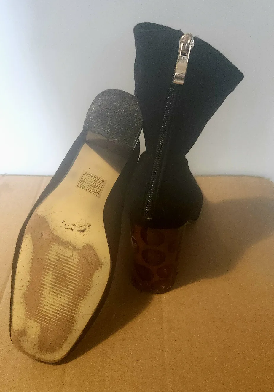 Truffle Collection Black Ankle Boots - Size 6 image indicator(6)