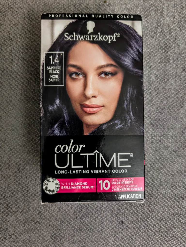 Schwarzkopf Color Ultime 1.4 Sapphire Black Hair Dye thumbnail
