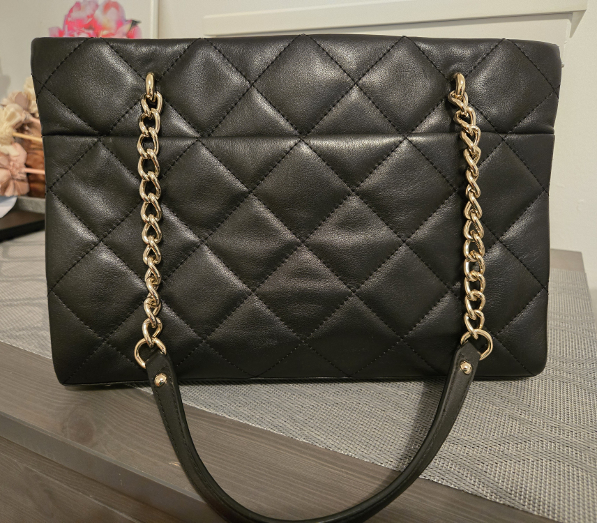 Kate Spade Black Quilted Leather Tote Bag - photo 2