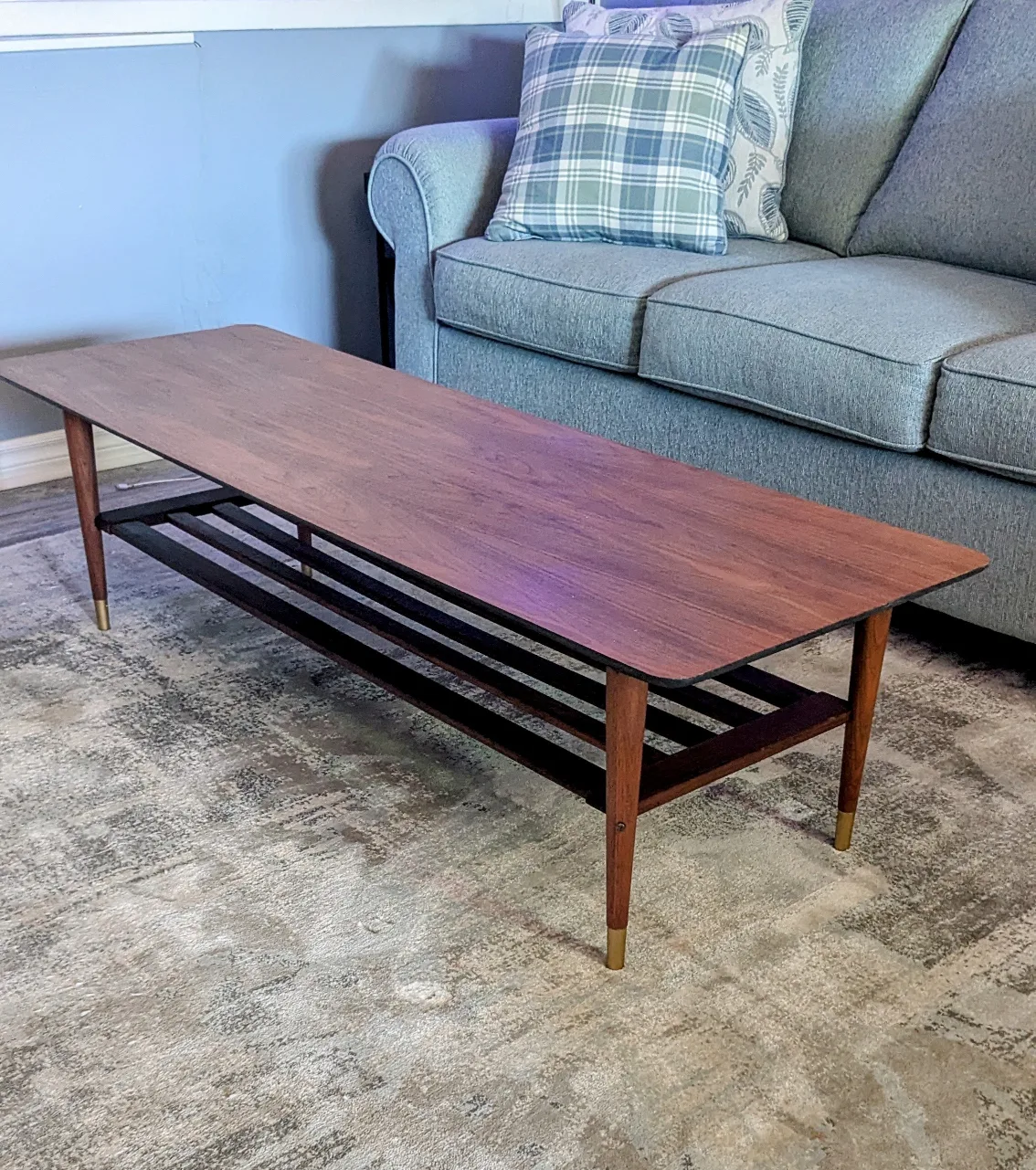 Mid-Century Modern Wood Coffee Table thumbnail