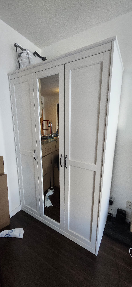 IKEA Brimnes Wardrobe with Mirror Door - photo 2