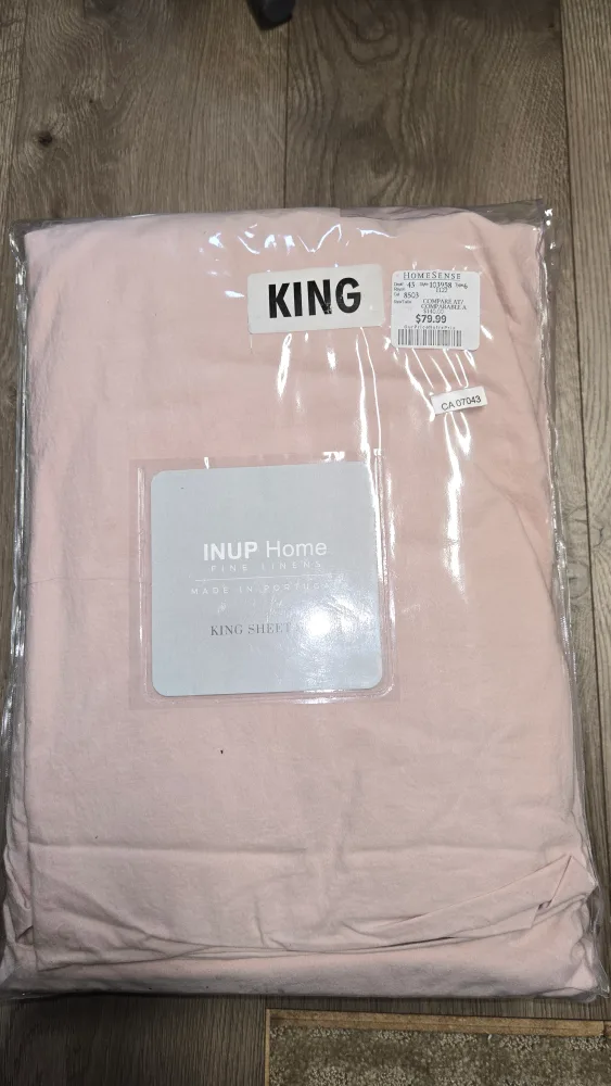 INUP Home King Sheet Set - New in Package