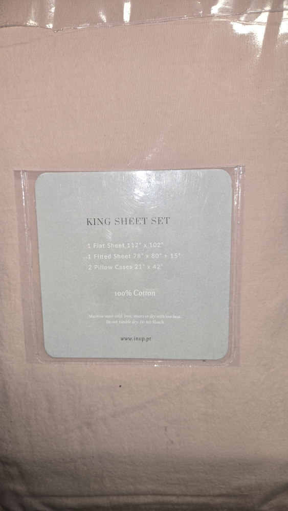 INUP Home King Sheet Set - New in Package - photo 4