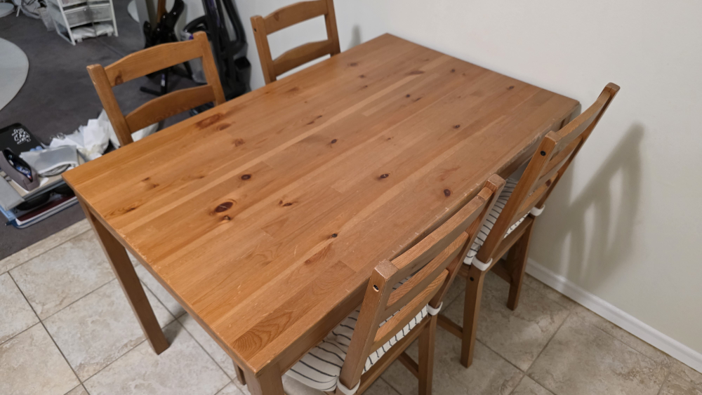 IKEA Dining Table & 4 Chairs - photo 2