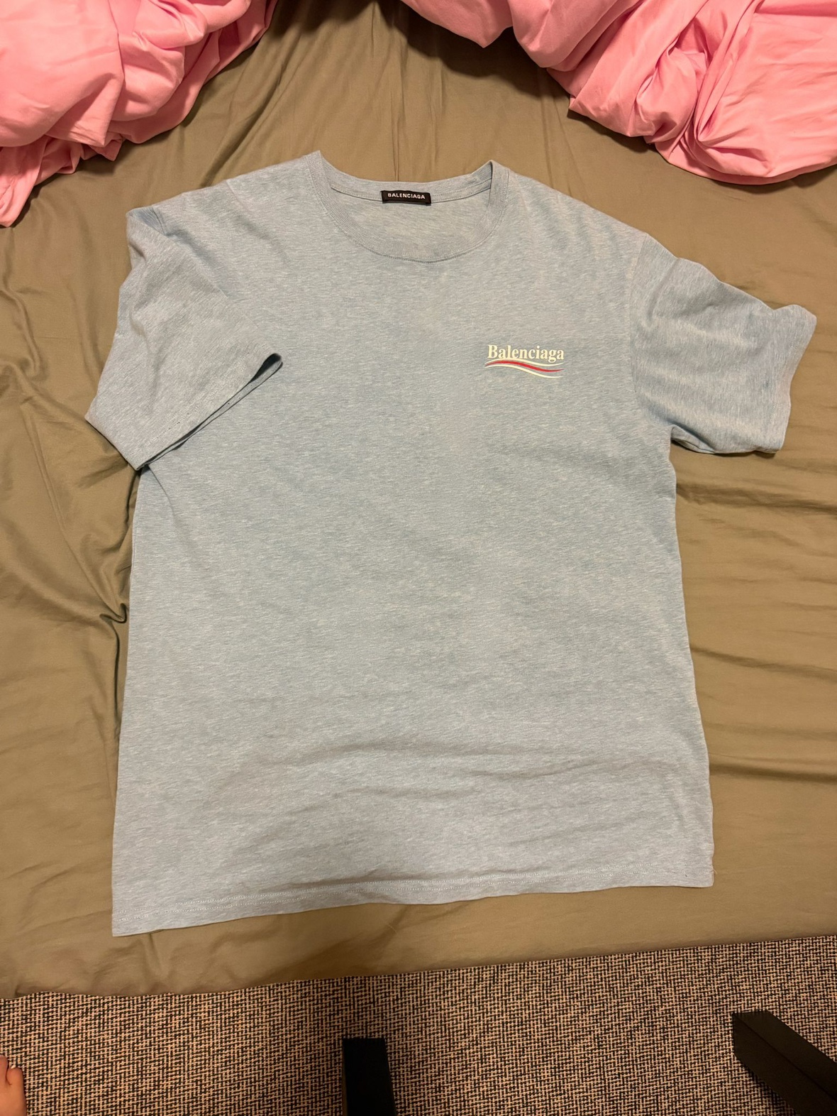 Balenciaga Blue T-Shirt - Size S