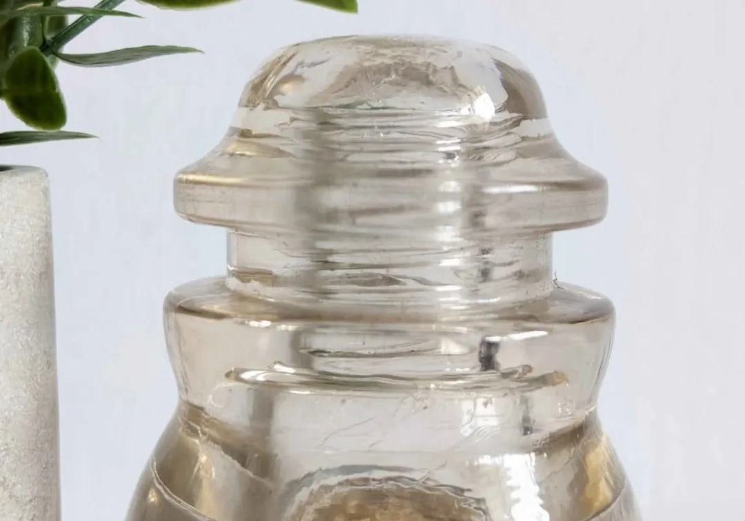 Vintage Glass Electrical Insulator image indicator(2)