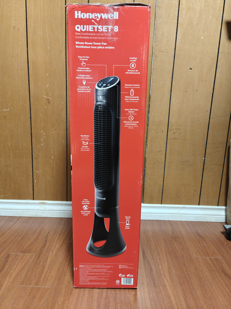 Honeywell QuietSet 8 Whole Room 40" Tower Fan - photo 2