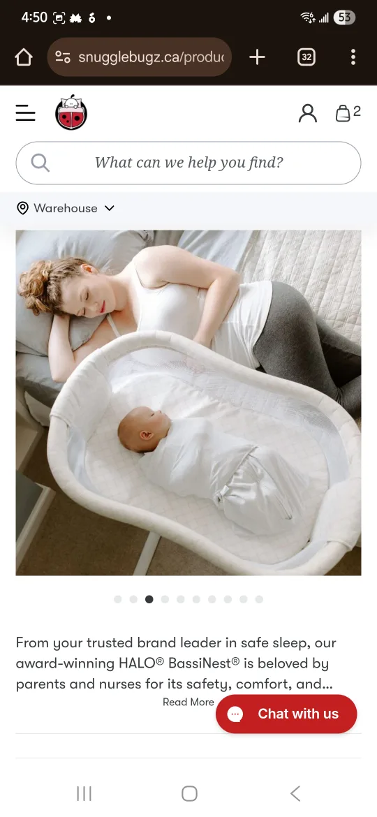 HALO Bassinest Swivel Sleeper - Essentia - Nautical Net image indicator(3)