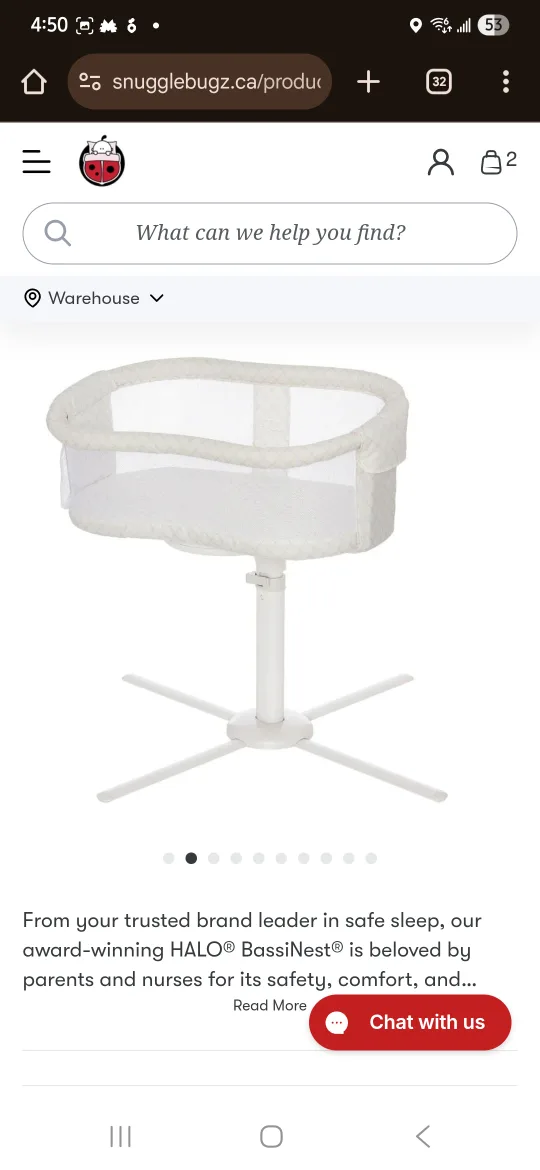 HALO Bassinest Swivel Sleeper - Essentia - Nautical Net image indicator(4)