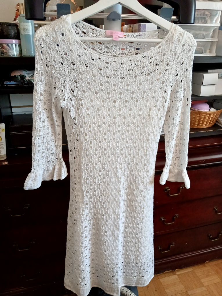 Lilly Pulitzer White Knit Dress SIZE XS