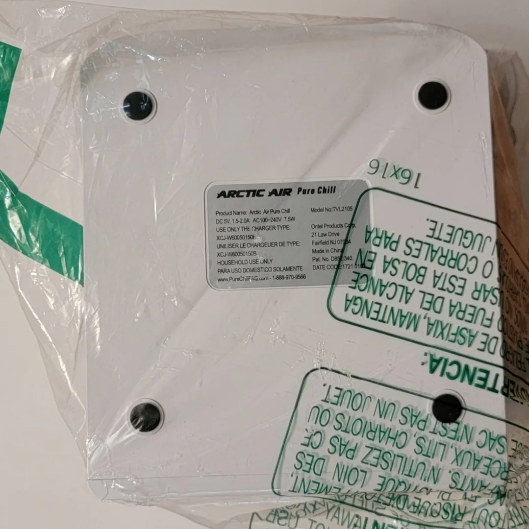 Ontel Arctic Air Pure Chill Evaporative Portable Air Cooler image indicator(9)