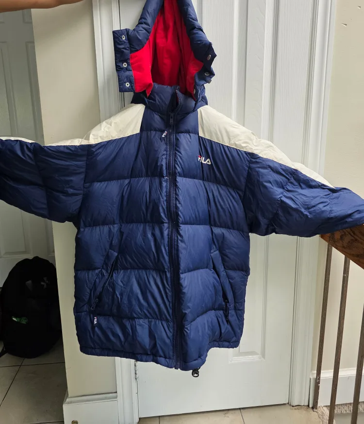 Fila Puffer Jacket, XL thumbnail