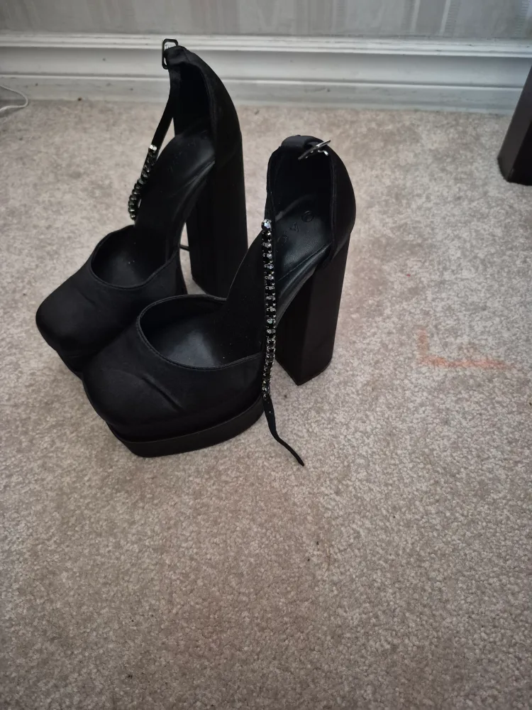 NA-KD Black Platform Heels thumbnail