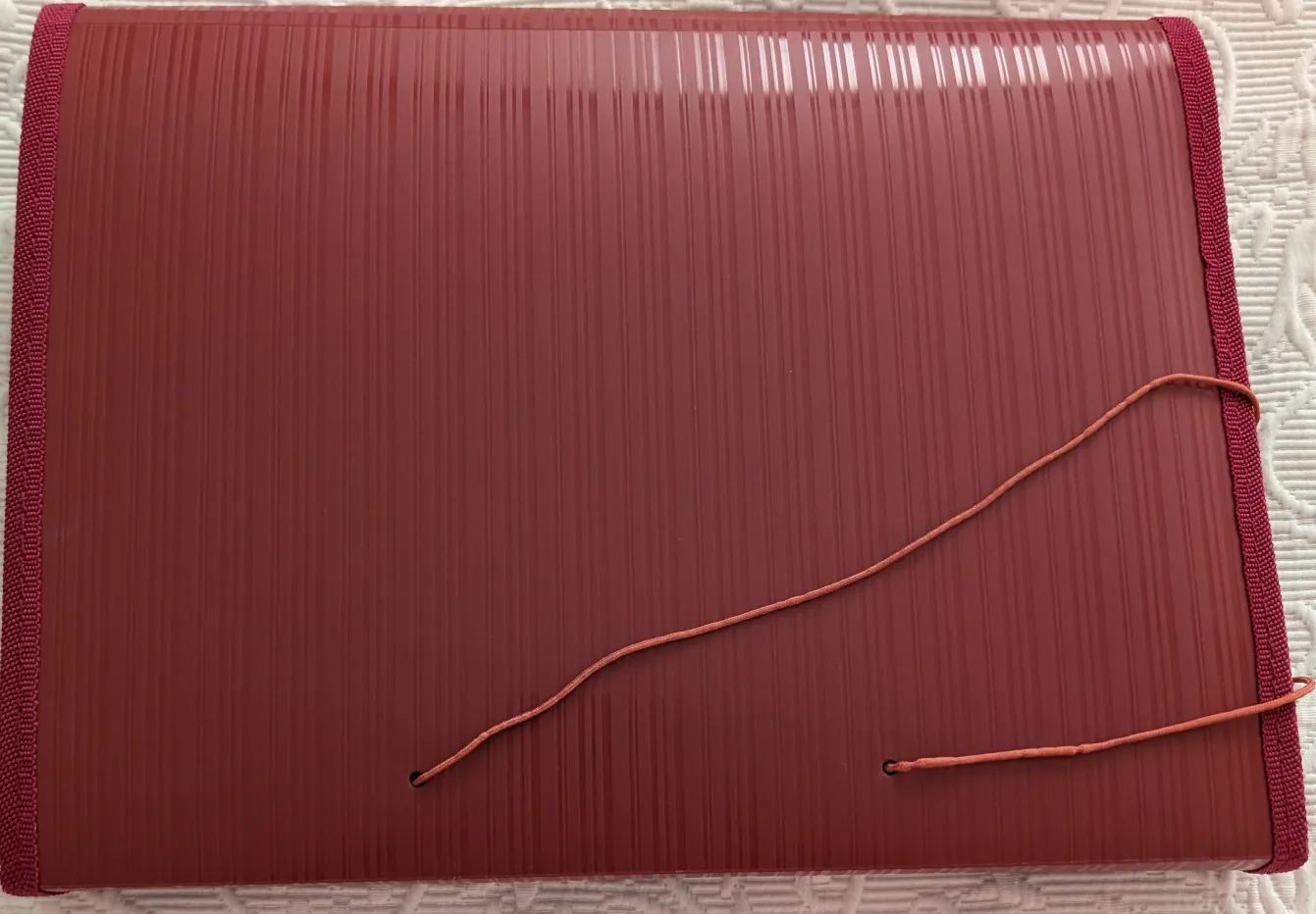 Expanding File Folder - Burgundy thumbnail