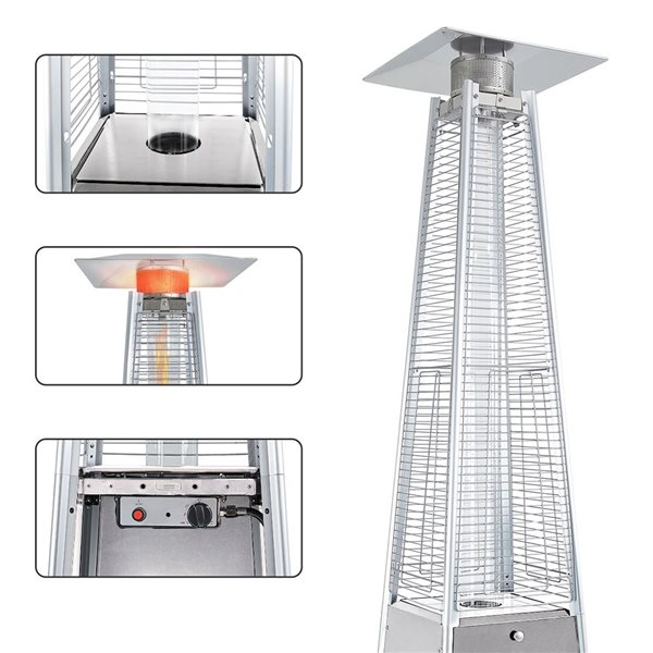 Pyramid Flame Patio Heater - Outdoor - photo 2