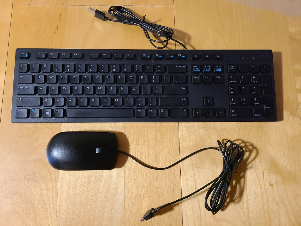 Dell Keyboard and Mouse Combo - Black thumbnail