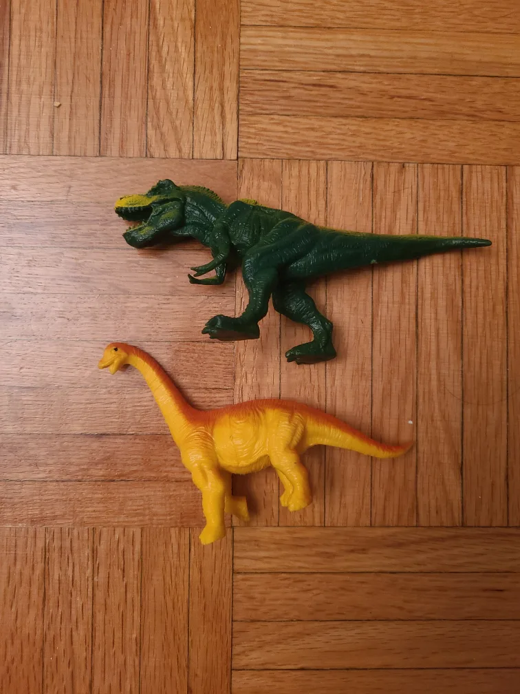 Dinosaur Toys - T-Rex & Brachiosaurus thumbnail