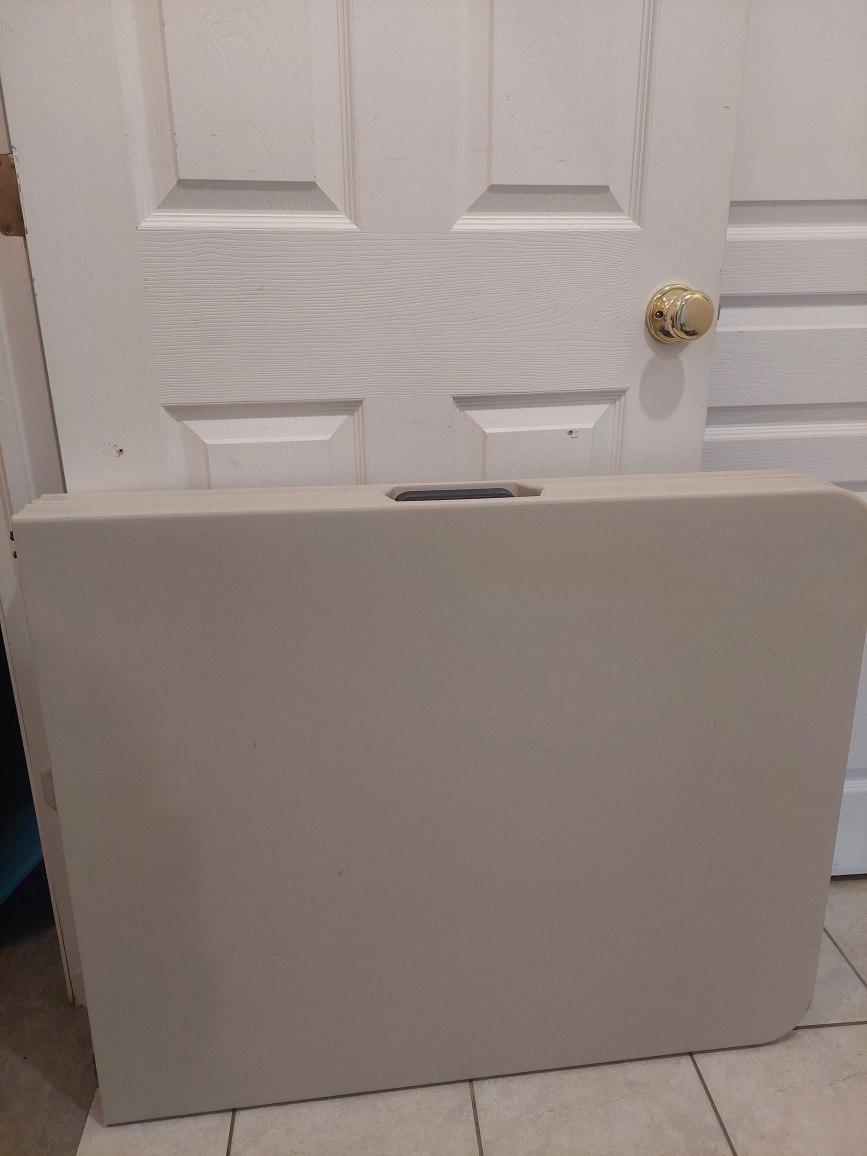 Folding Table - Beige