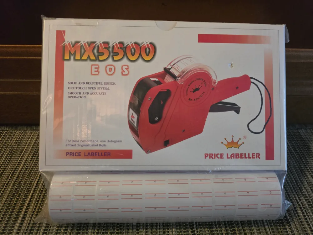 MX5500 Price Labeller with Labels & Ink - New image indicator(2)