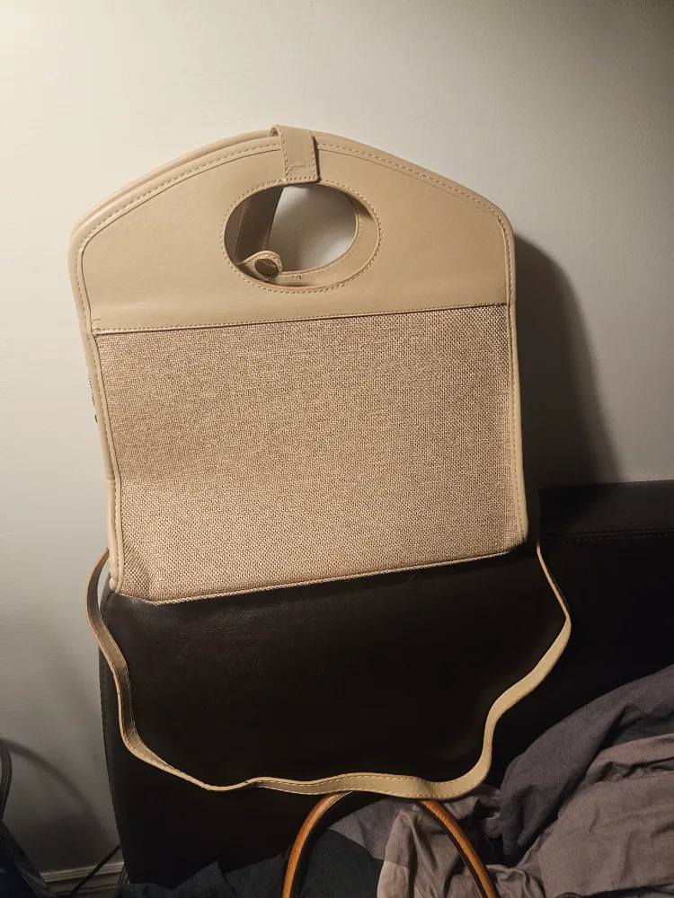 Burberry Beige Canvas Tote Bag image indicator(2)