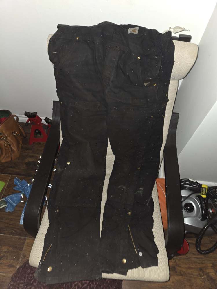 Carhartt R41-BLK Pants, Size 36x34
