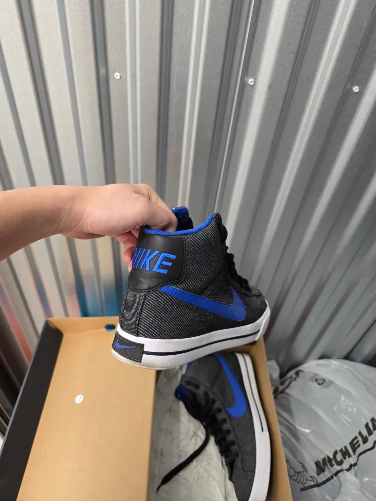 Nike Blazer Mid Denim High-Tops - Size 8 image indicator(3)