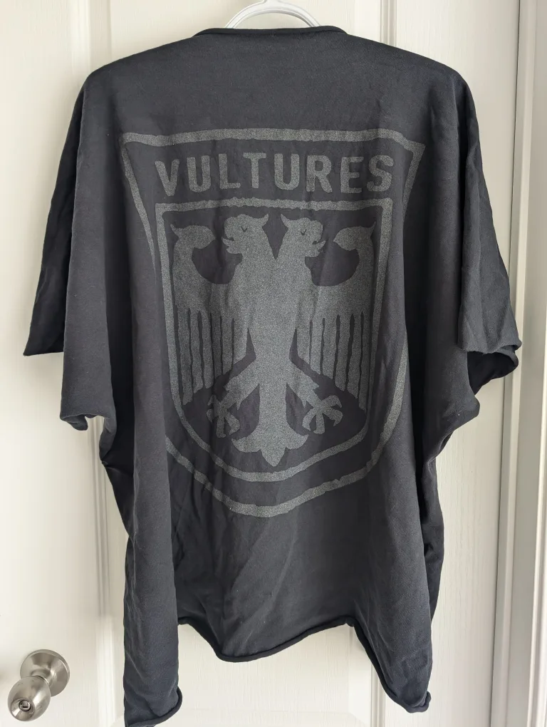 Vultures T-Shirt - Black, Oversized Fit Size 3 thumbnail