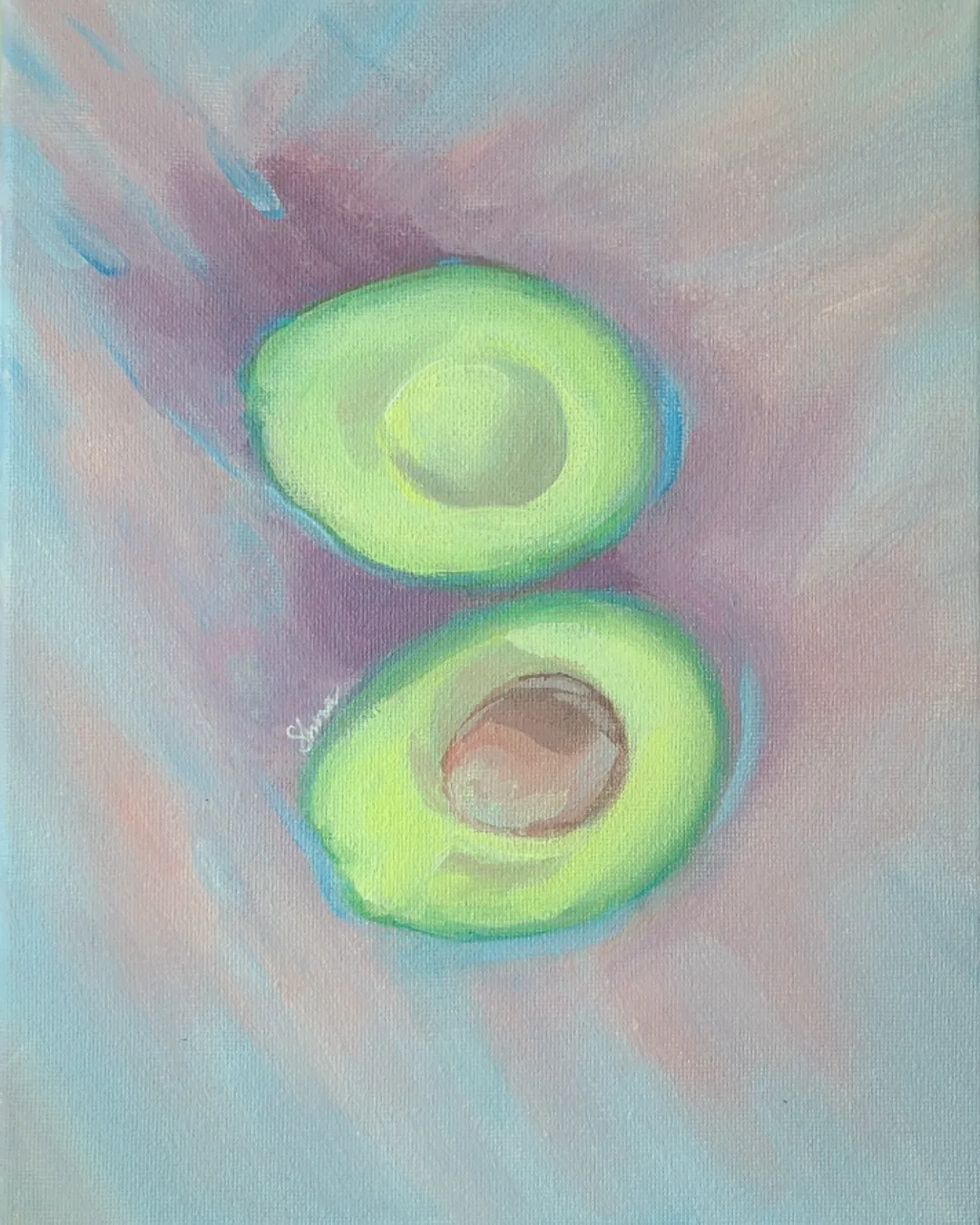 Avocado Painting Original thumbnail