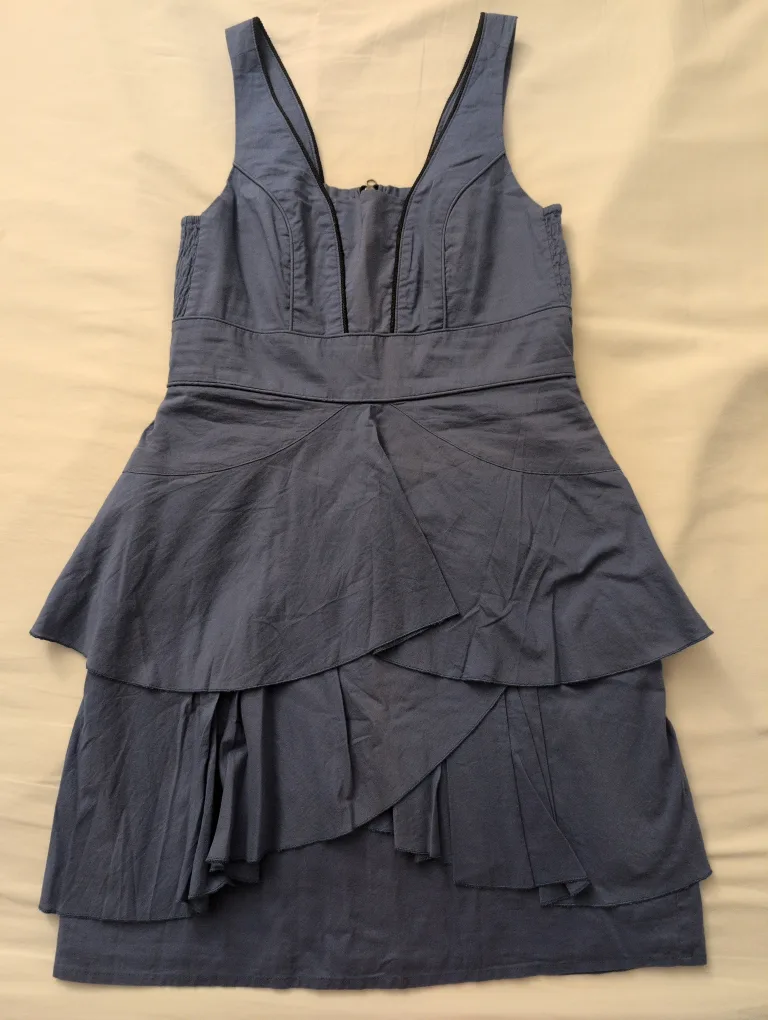 Blue Ruffled Dress thumbnail