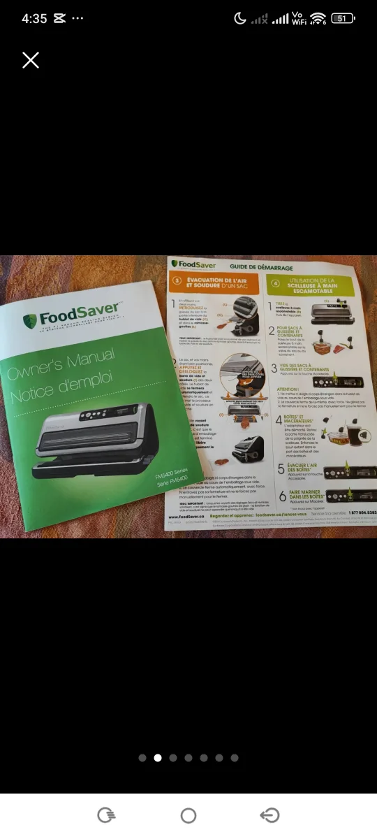 🇨🇦🆕 FoodSaver FM5400 2-in-1 Food Preservation System image indicator(7)