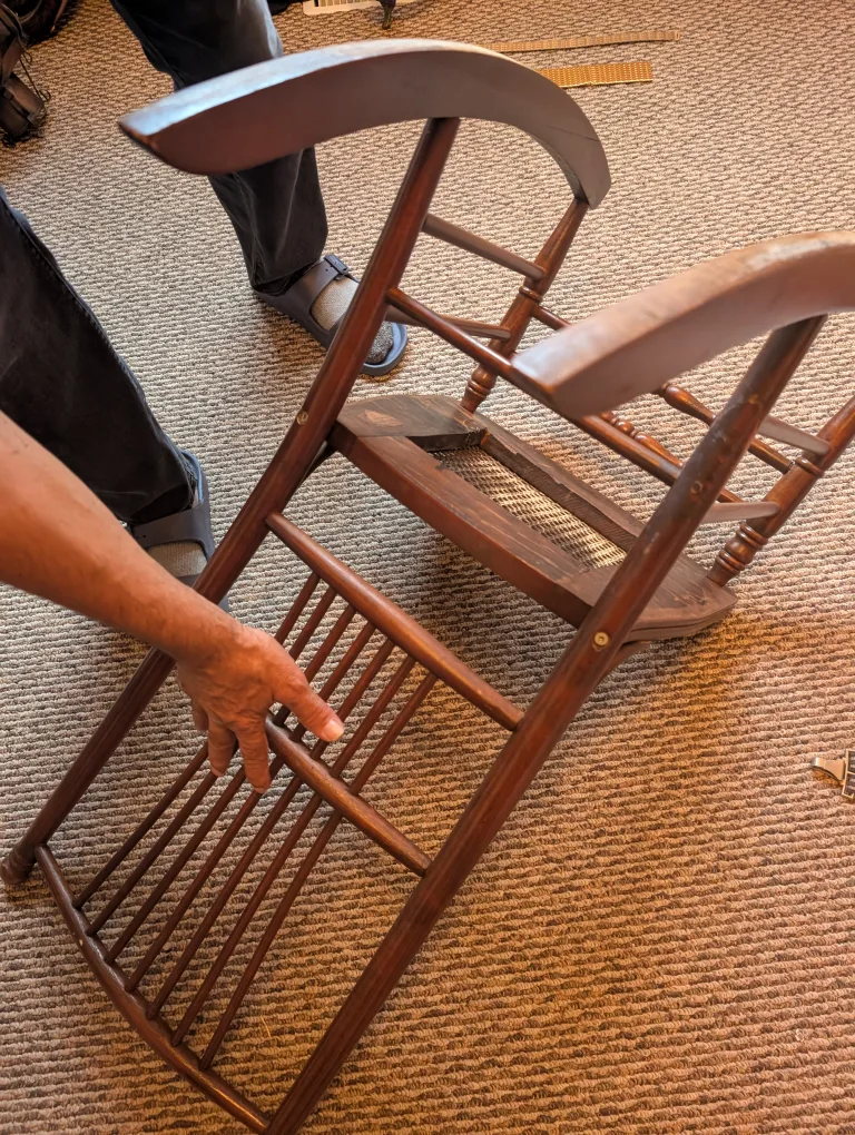 Vintage Canada Furniture Manufacturers rocking Chair thumbnail