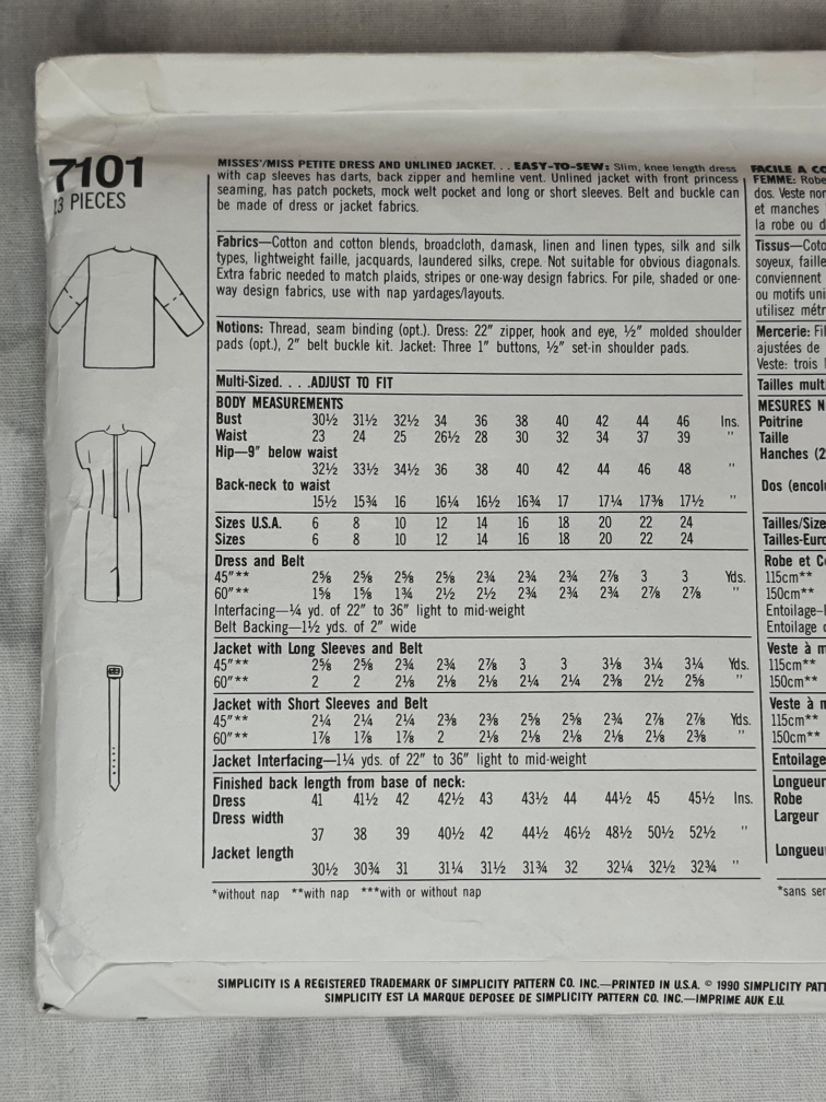 Simplicity 7101 Sewing Pattern - Size H5 (6-14) - photo 2