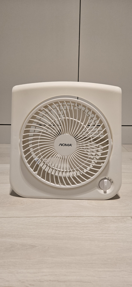 NOMA Box Fan - White