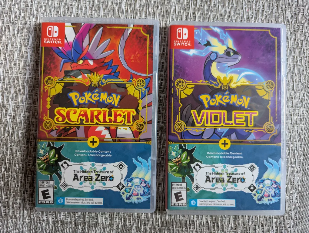 Nintendo switch Pokemon Scarlet & Violet with Expansion pack thumbnail