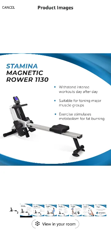 Stamina Magnetic Rower 1130 image indicator(4)