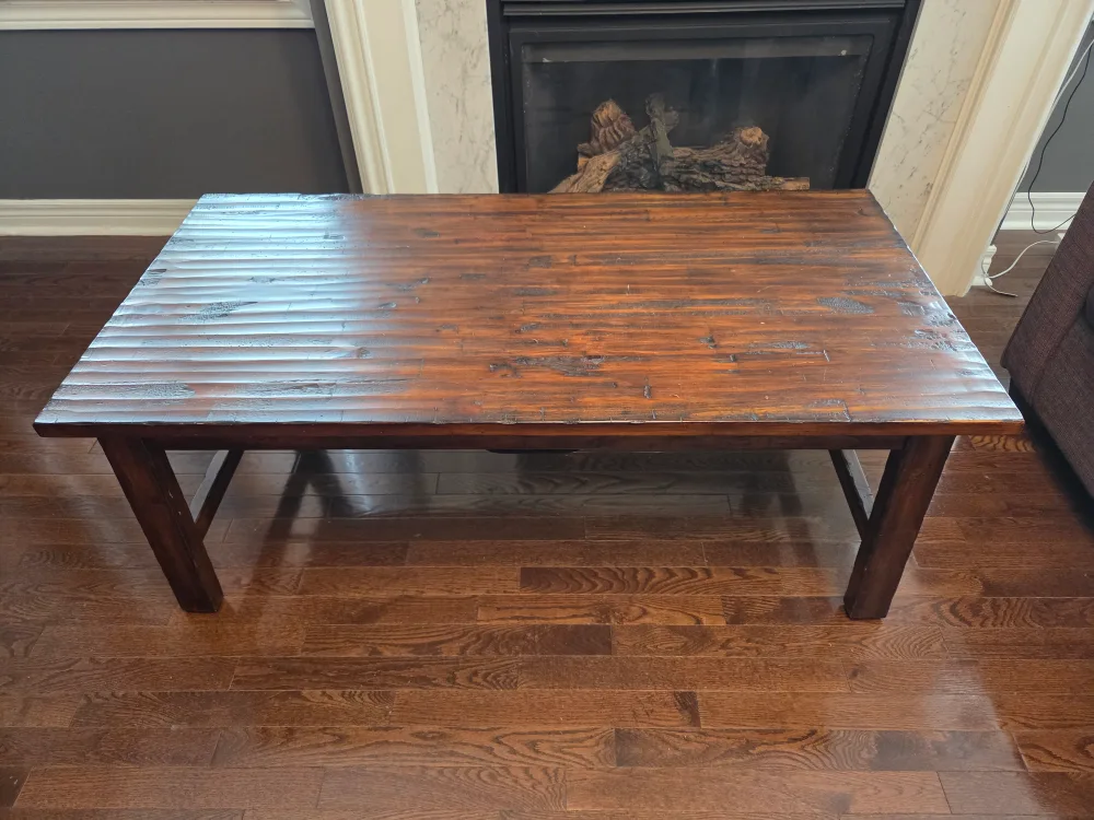 Rustic Farmhouse Coffee Table 24x48x19" thumbnail