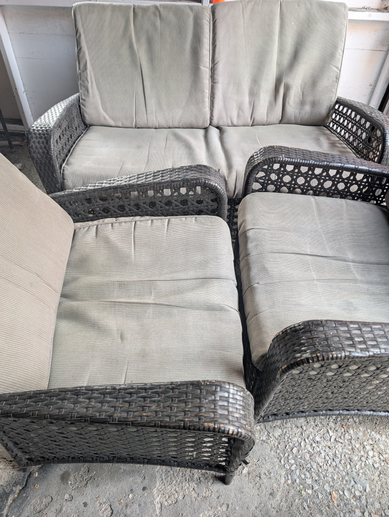 patio furniture. three  piece