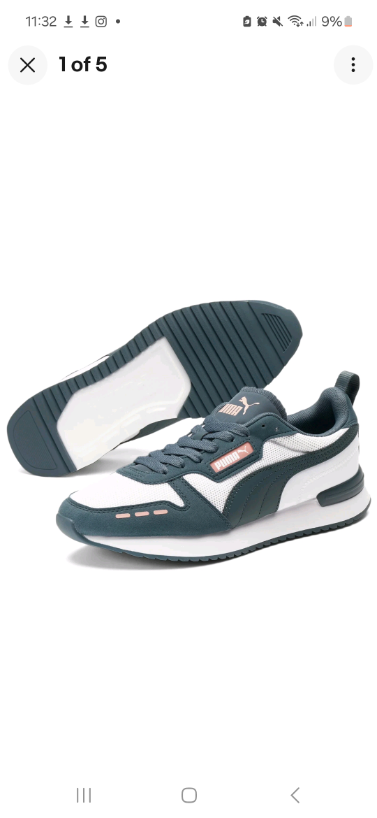 Puma R78 Men's Sneakers US 8.5 - Grey & White - photo 2