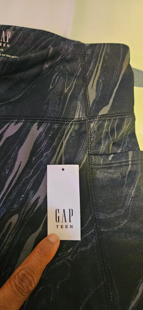GAP Teen Marble Print Leggings - Size 10 image indicator(6)