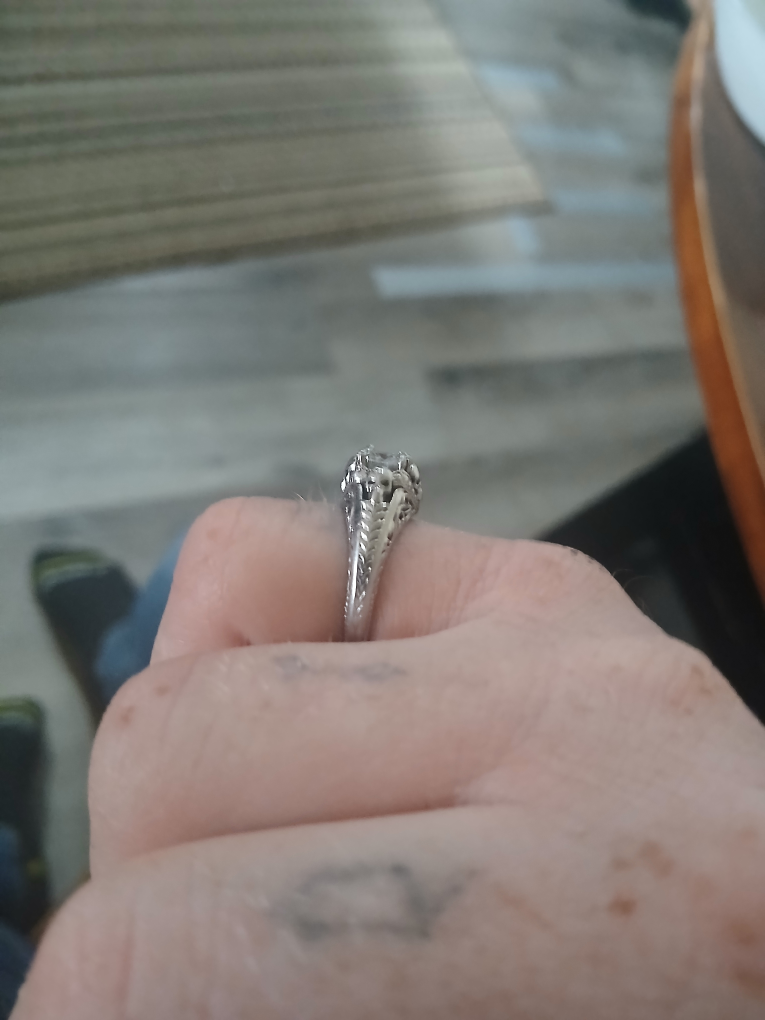 Vintage Style Silver Ring - photo 2