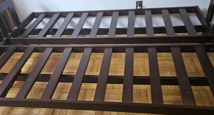 Dark Cherry Wooden Futon Frame thumbnail