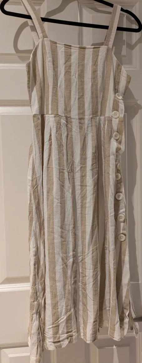 Mango Casual Striped Sundress - Size XS thumbnail