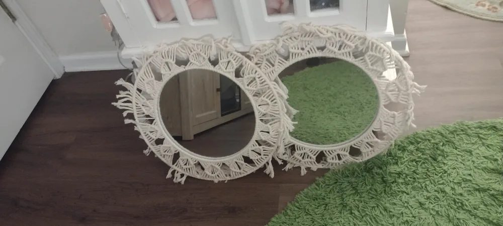 Macrame Wall Mirror Set image indicator(4)